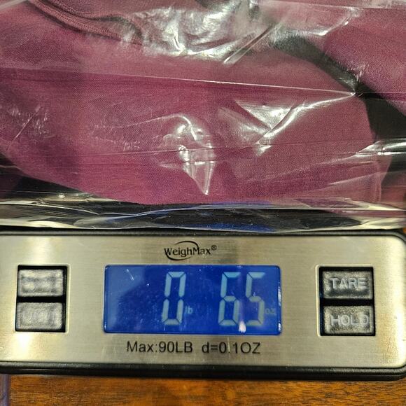 Purple Ruffled Wrap Blouse Plus Size 24W Flutter Sleeve Cinch Waist Fairycore - Picture 14 of 15